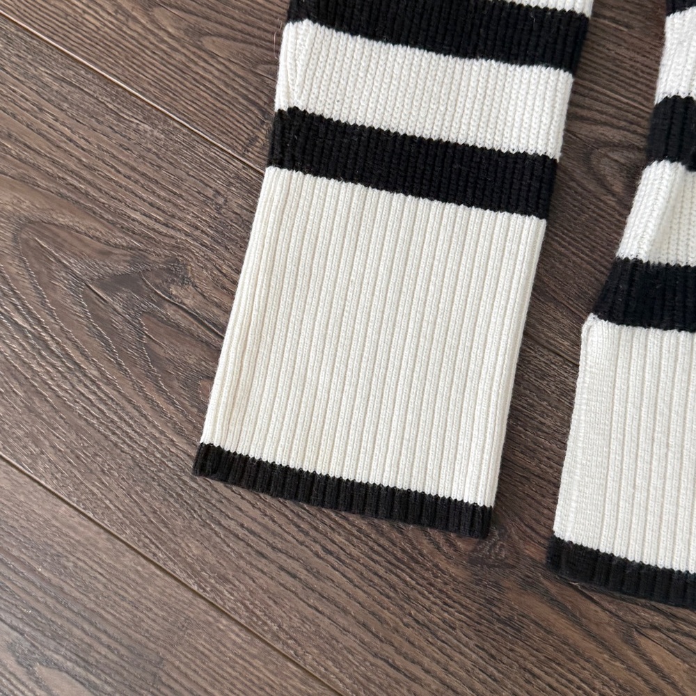 WHBM black and white striped gorgeous Small - Picture 3 of 10